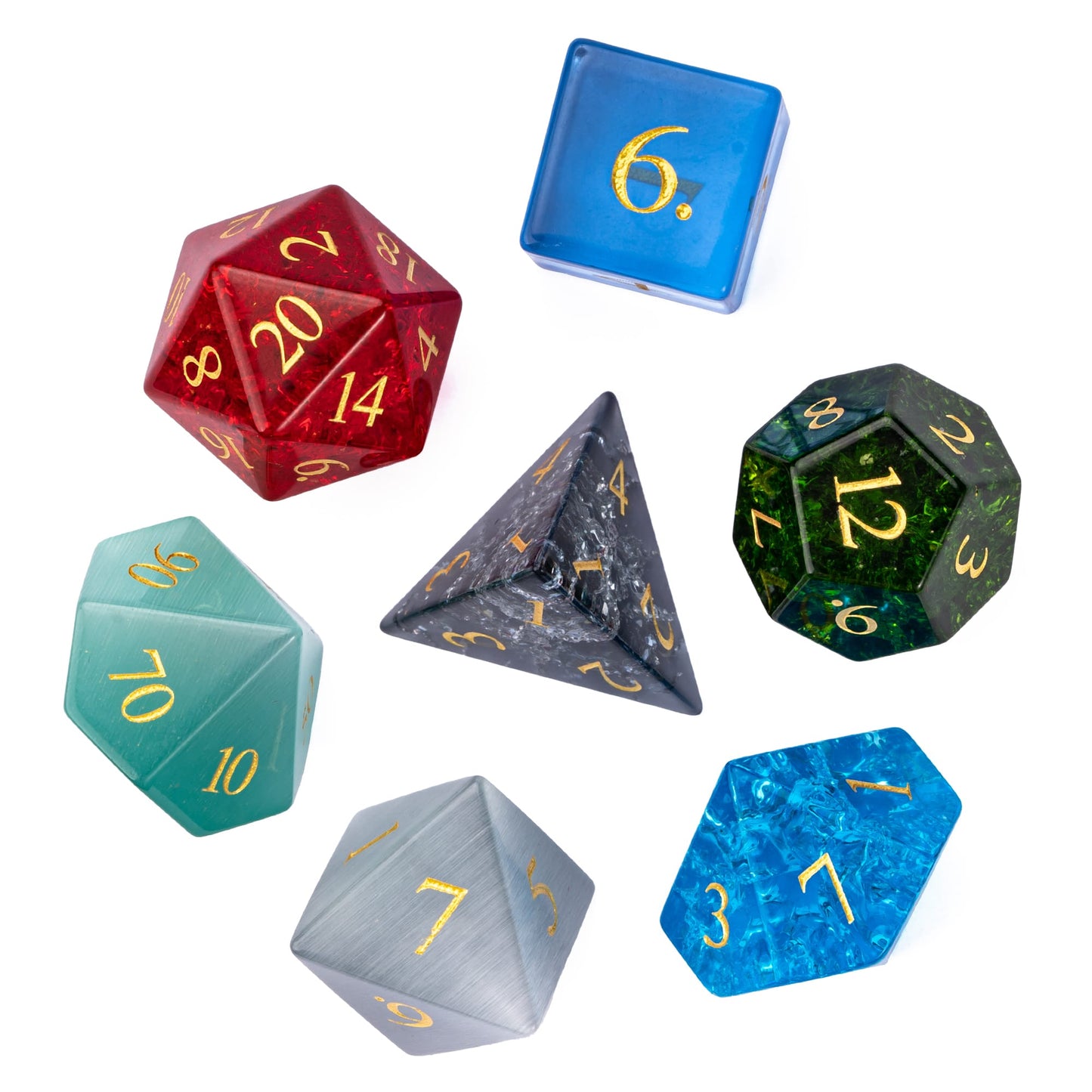 Mystery Package Gemstone/Glass - Dice Set