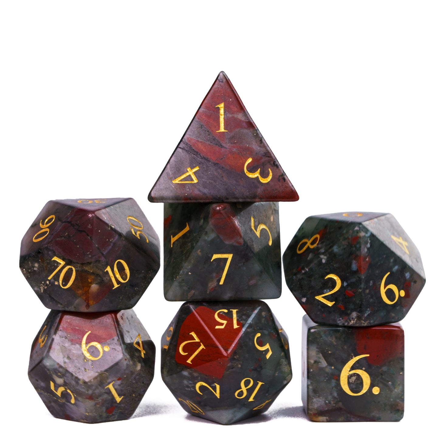 Blood Hex - Stone Dice Set