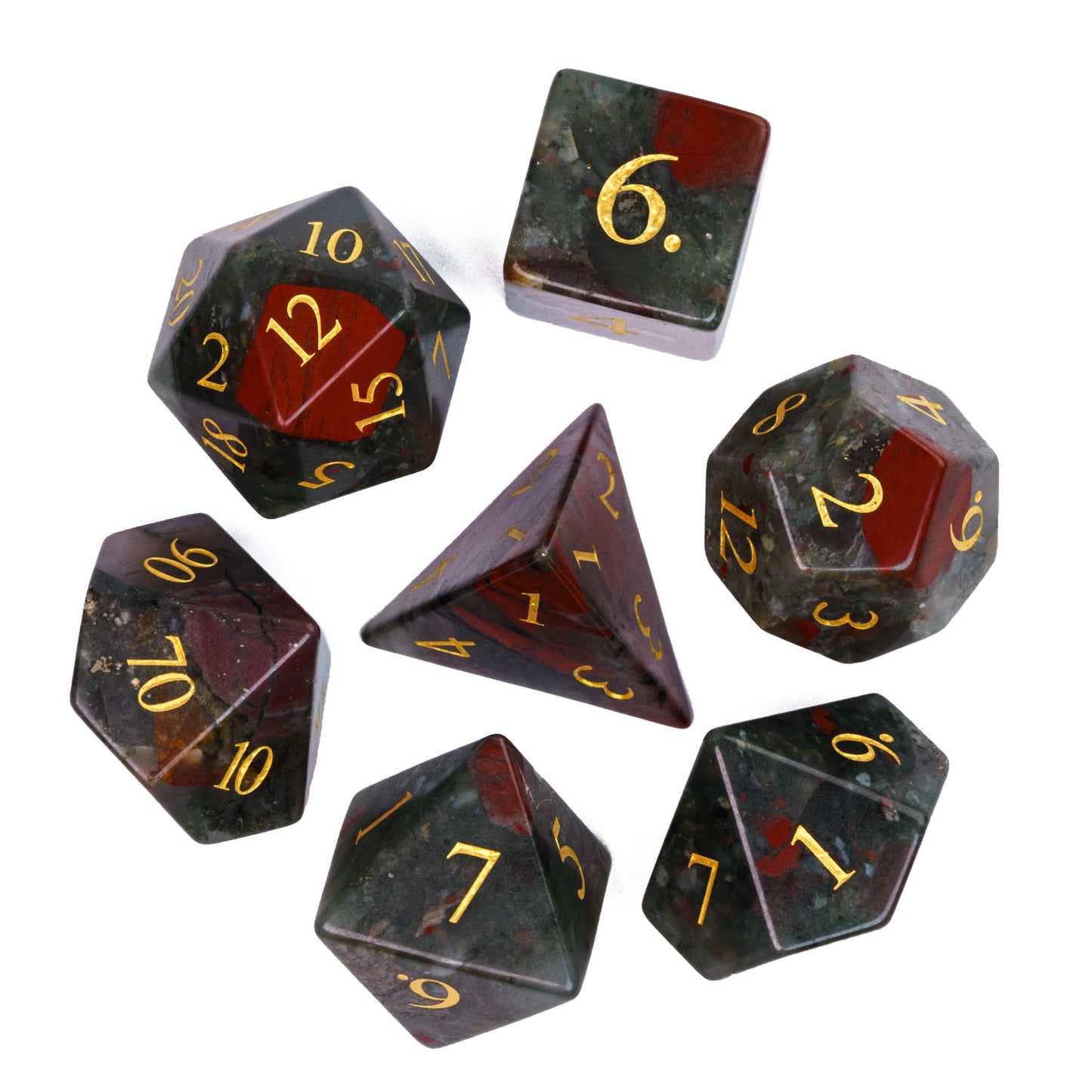 Blood Hex - Stone Dice Set