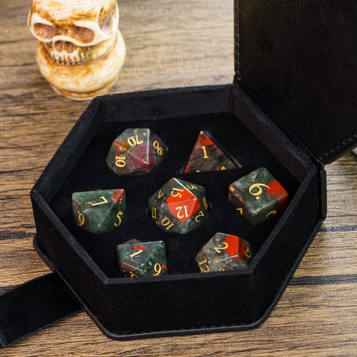 Blood Hex - Stone Dice Set