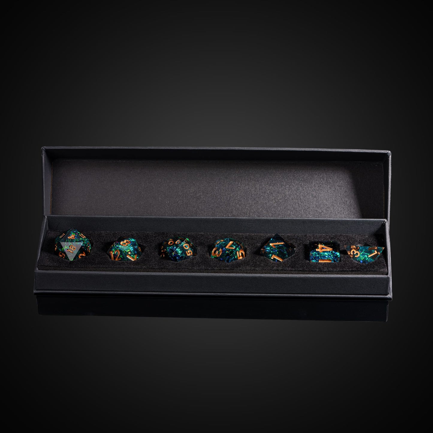 Supernova Remnant - Sharp Edge Dice Set