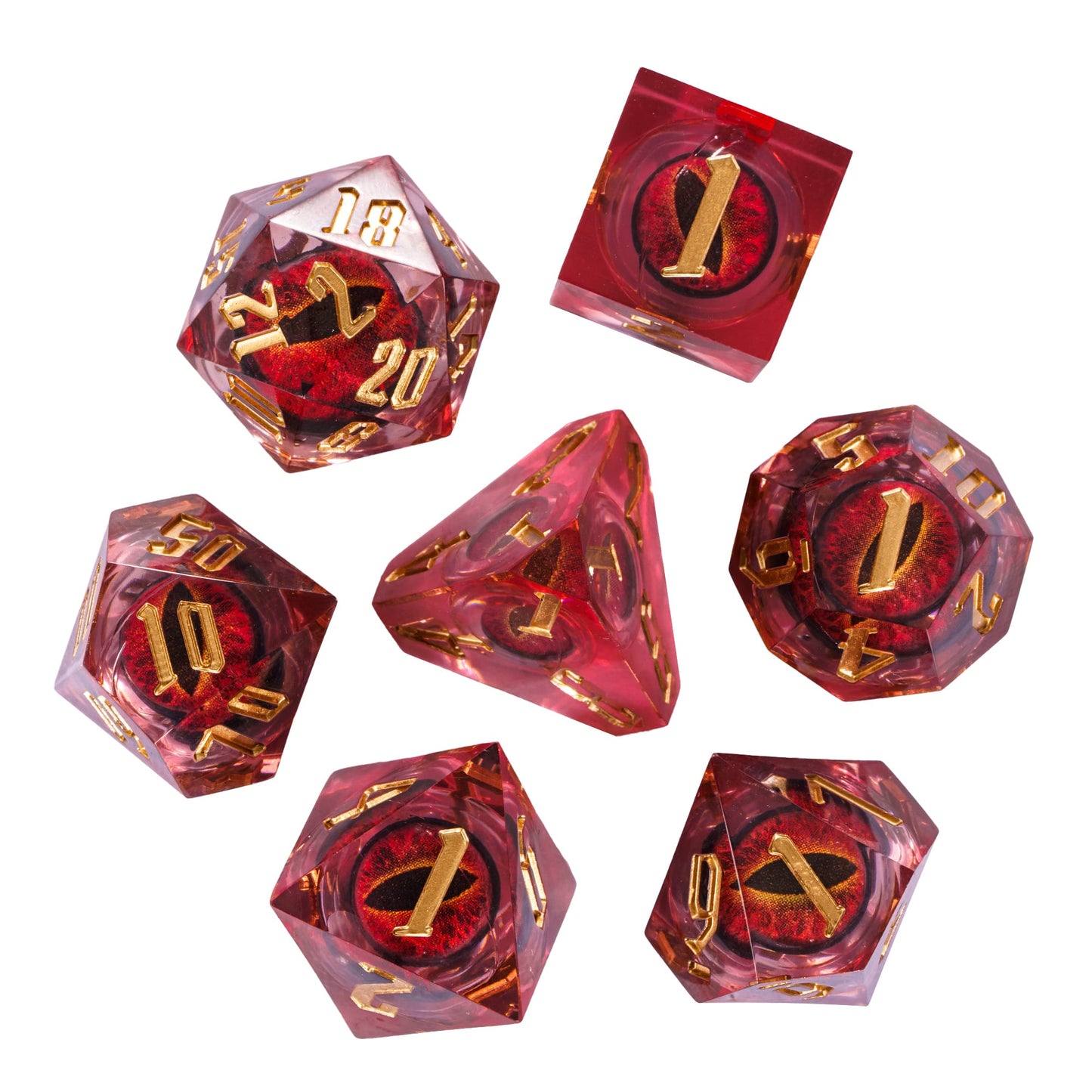 Dragon Eye - Sharp Edge Dice Set