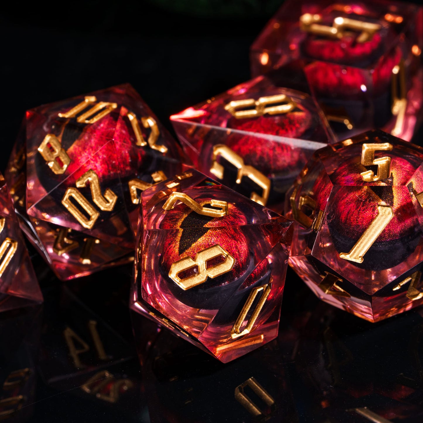 Dragon Eye - Sharp Edge Dice Set