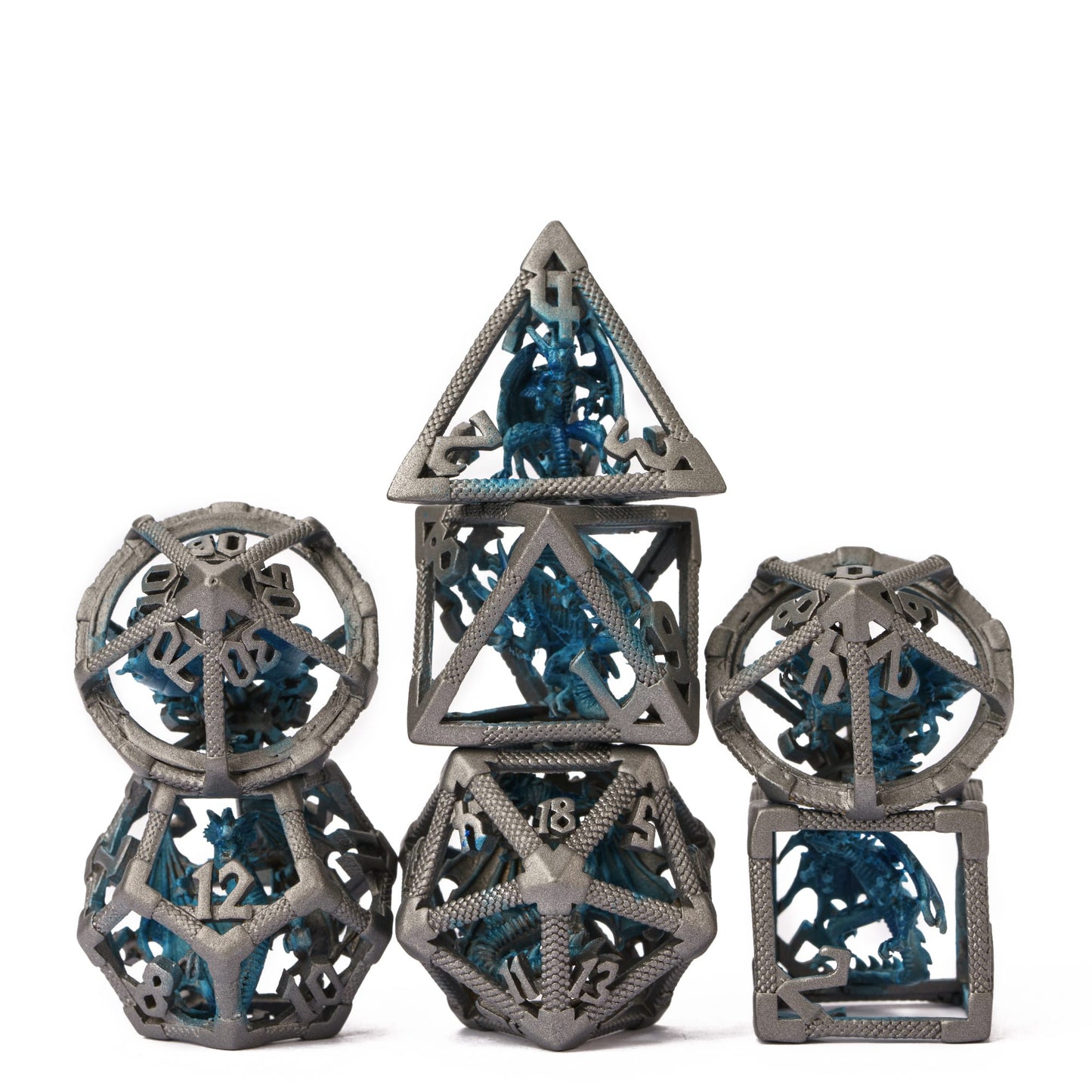 Drake's Nest - Hollow Metal Dice Collection