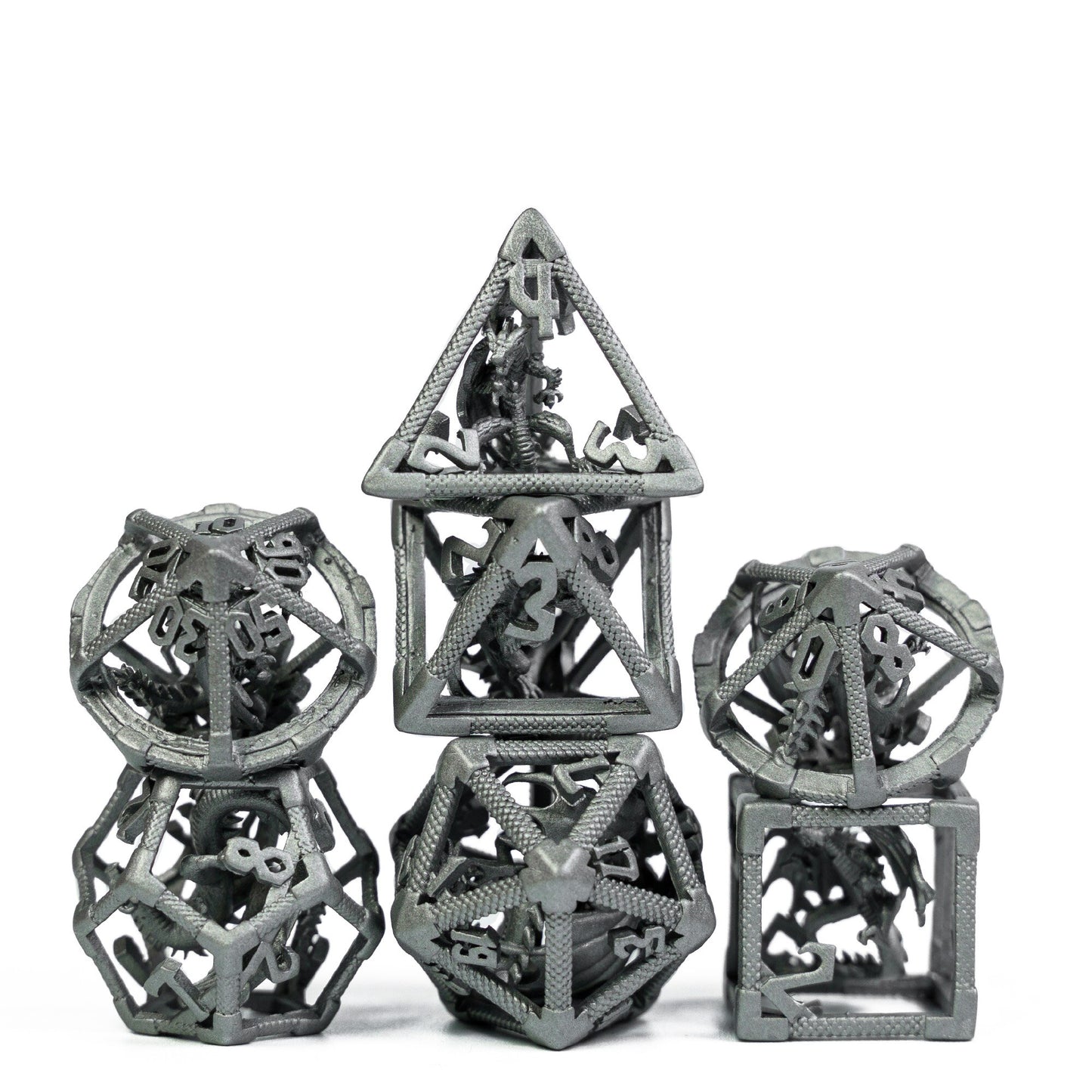 Drake's Nest - Hollow Metal Dice Collection