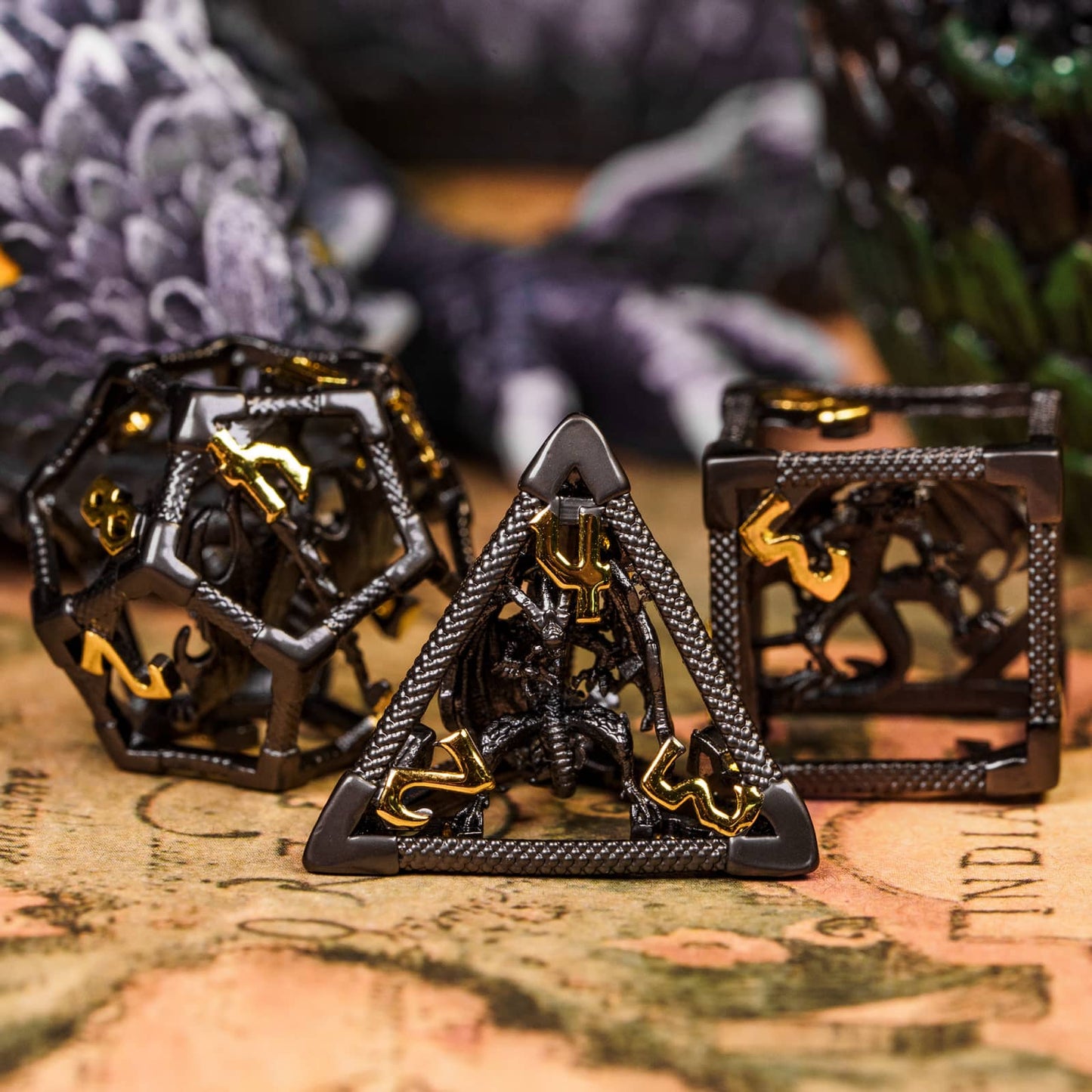 Drake's Nest - Hollow Metal Dice Collection