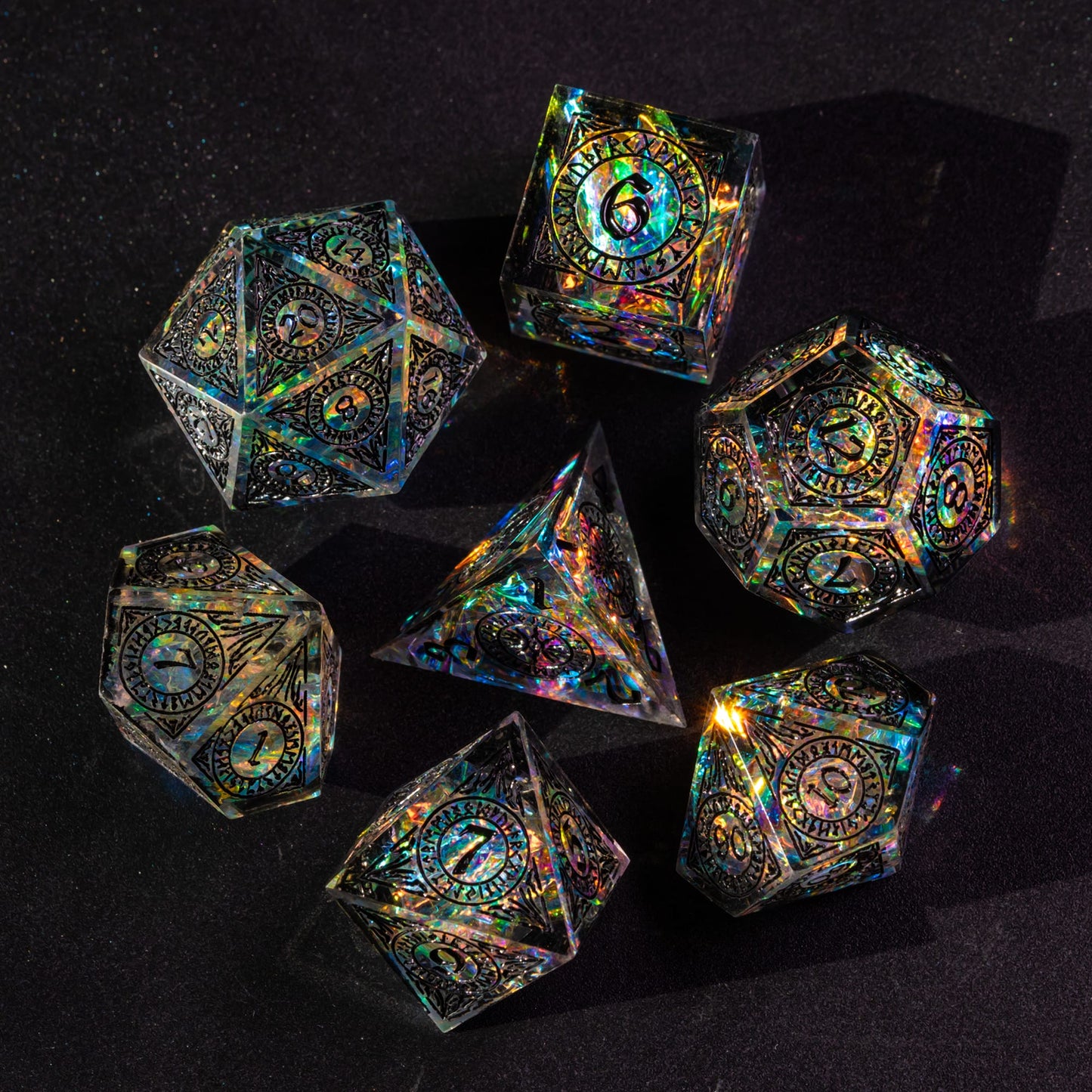 Runic Illusion - Sharp Edge Dice Set