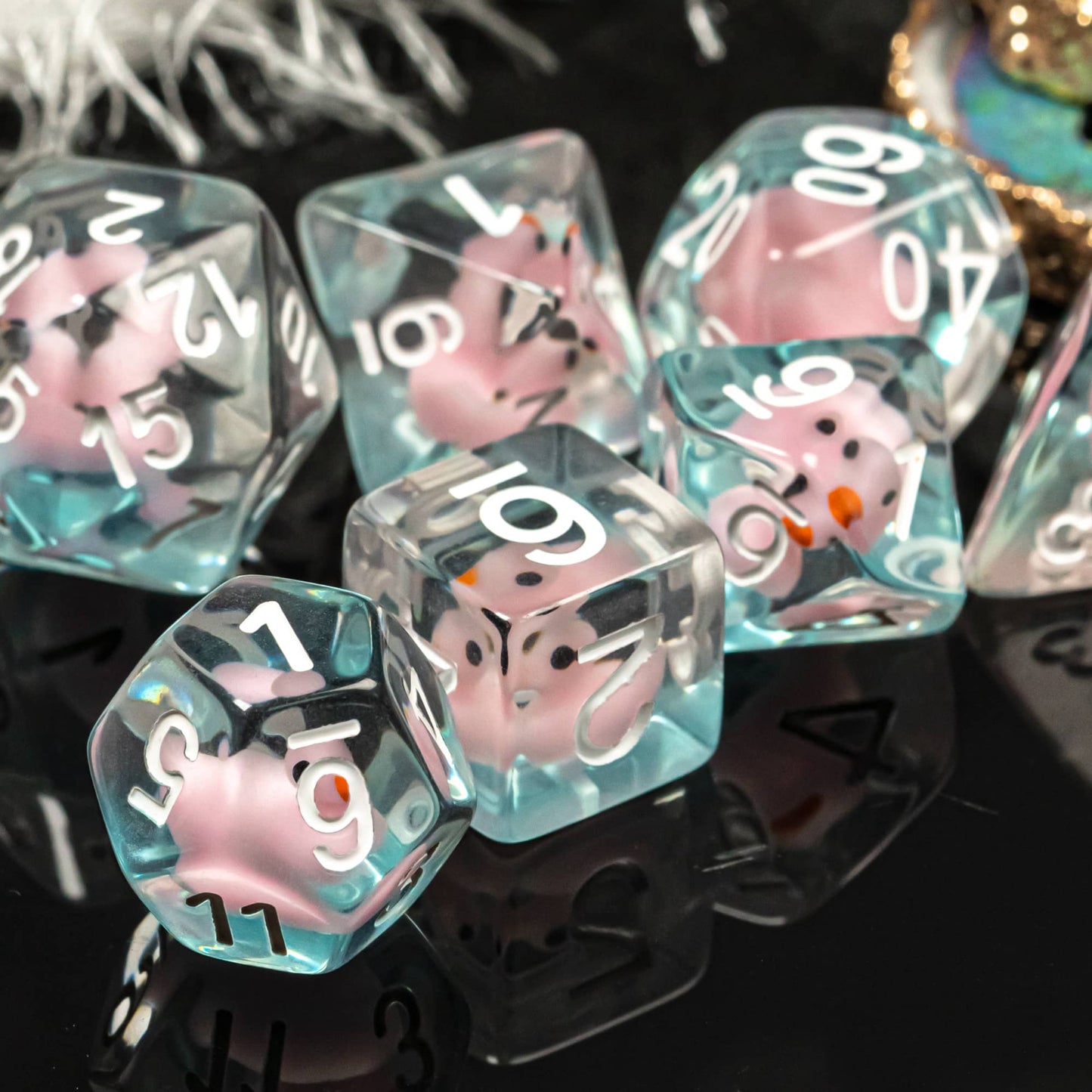 Transparent Ducky - Dice Set