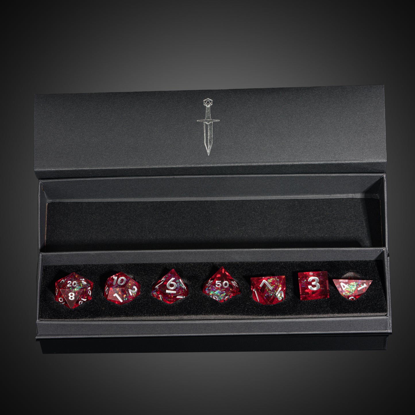 Chromatic Blood - Sharp Edge Dice Set