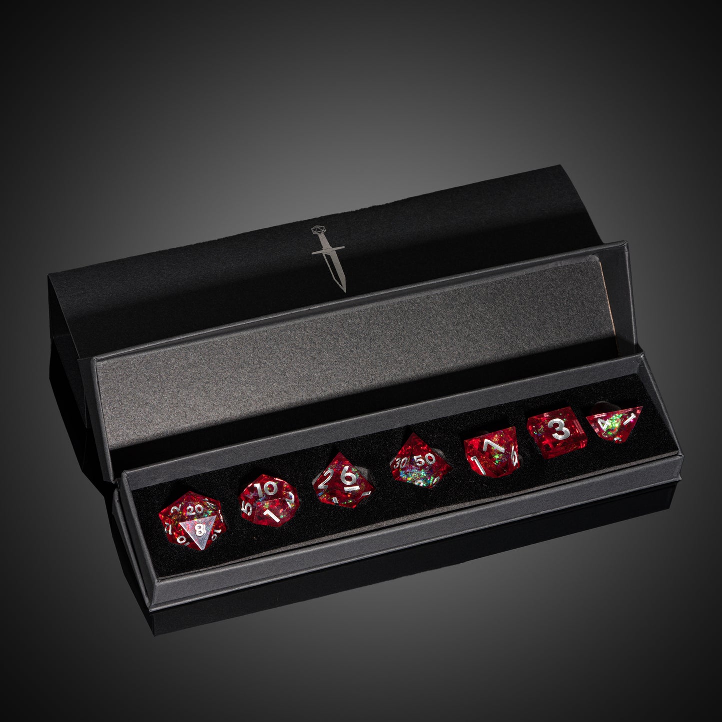 Chromatic Blood - Sharp Edge Dice Set