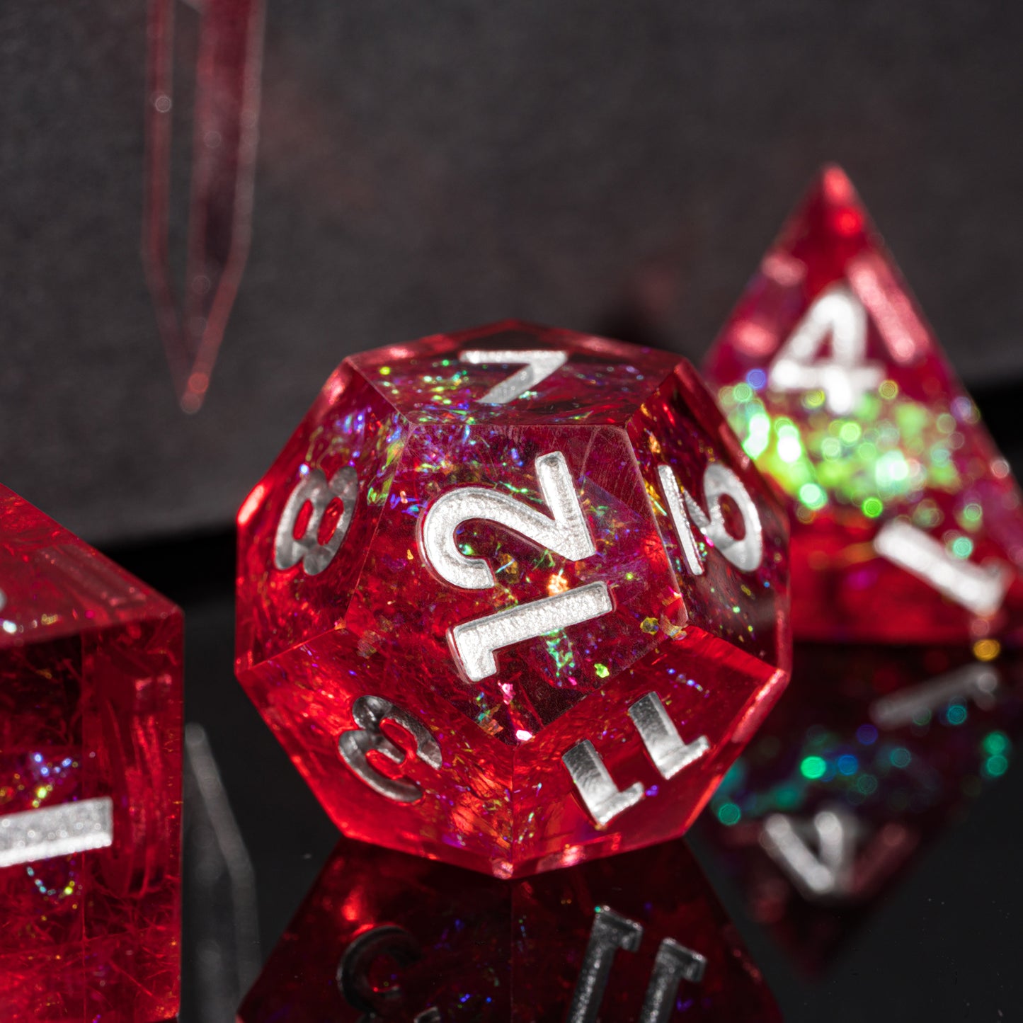 Chromatic Blood - Sharp Edge Dice Set