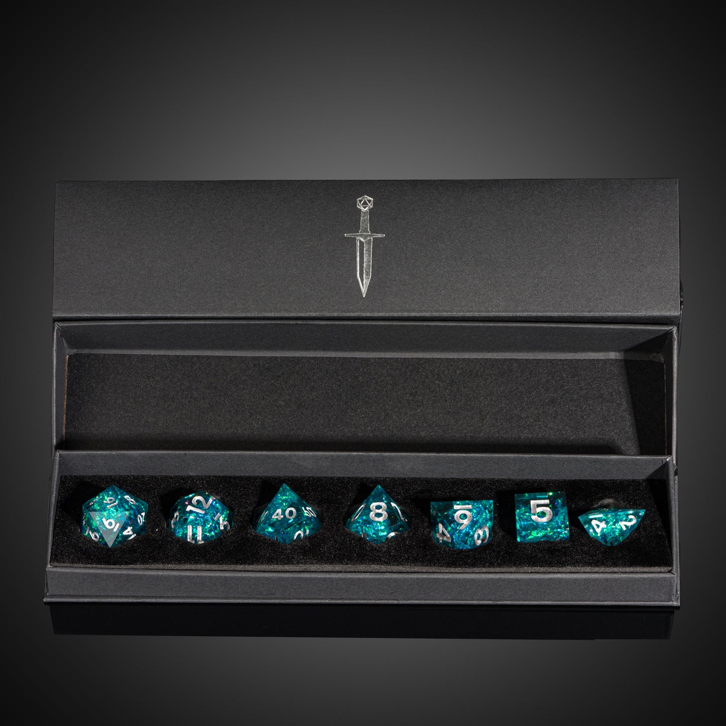 Icy Shard - Sharp Edge Dice Set