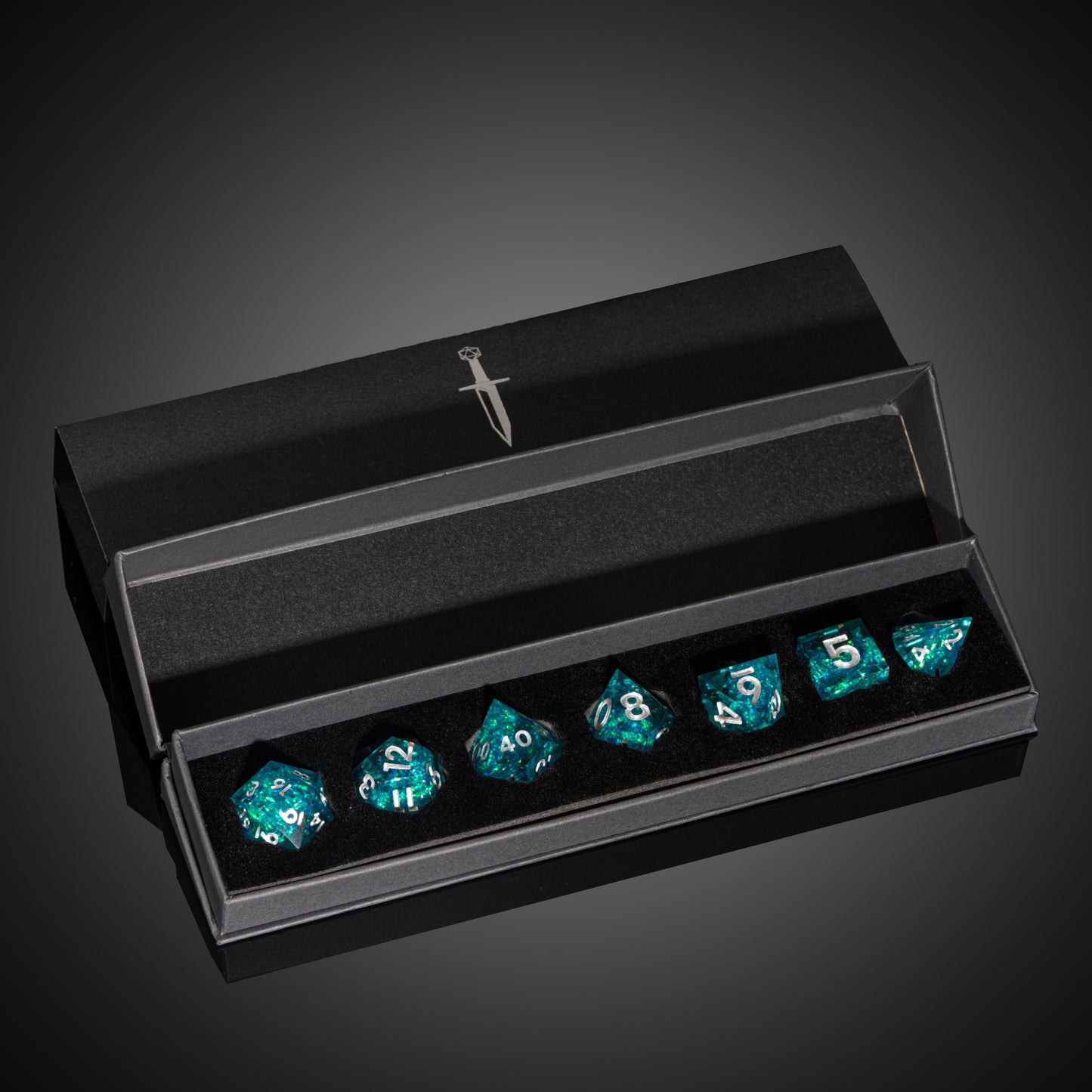 Icy Shard - Sharp Edge Dice Set