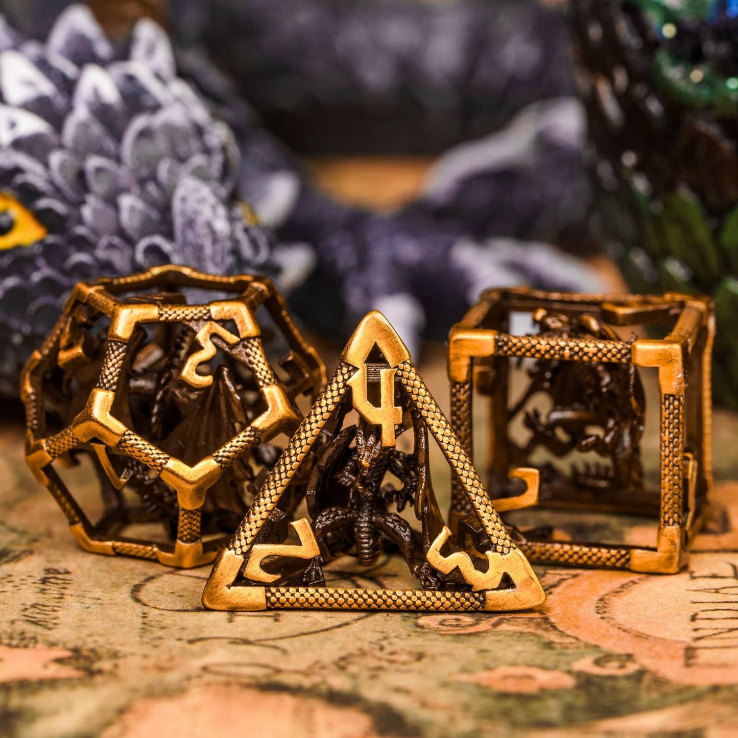 Drake's Nest - Hollow Metal Dice Collection