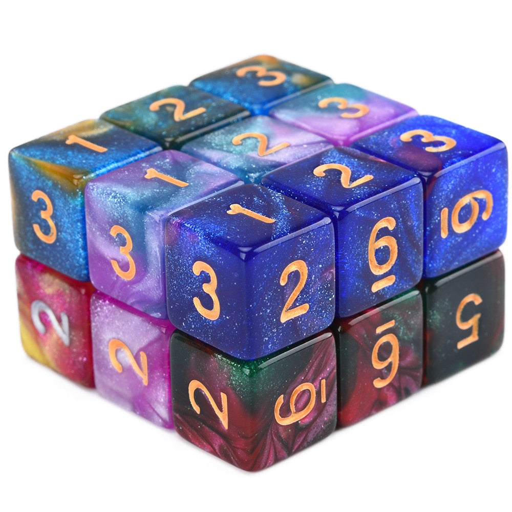 cube of d6 dice