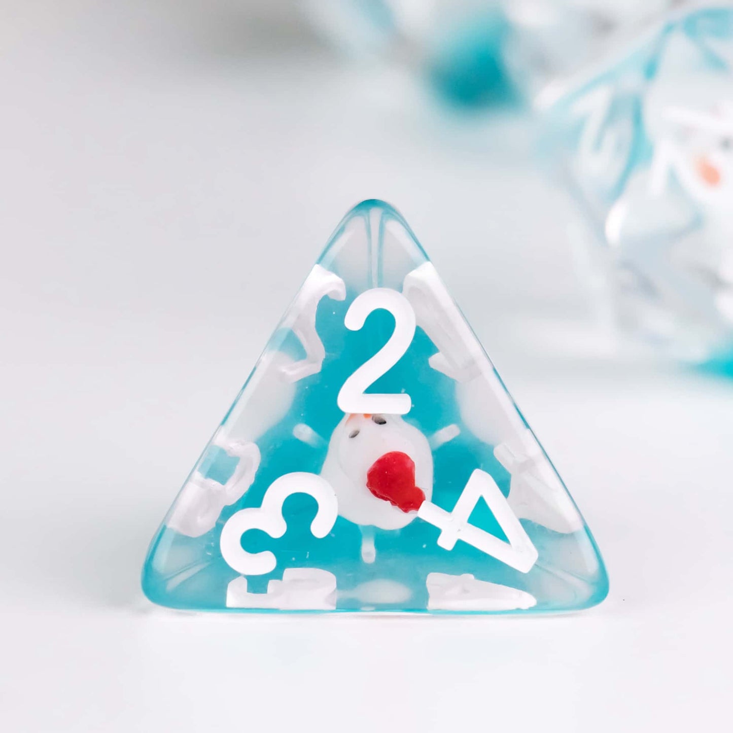 Transparent Christmas Ducky - Dice Set