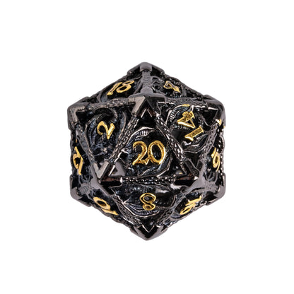 Ancient Sparkled Meteor - Hollow Metal Dice Set