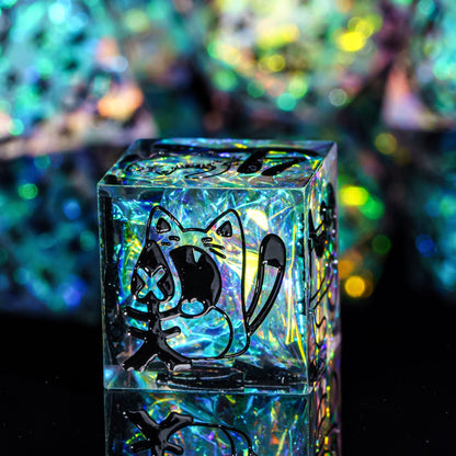 Feline Fantasy - Sharp Edge Dice Set