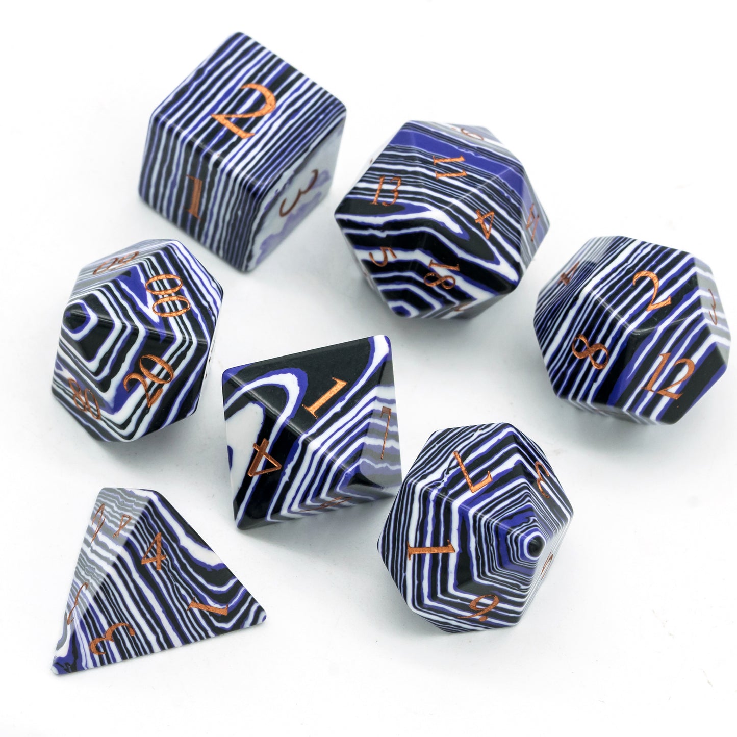 Midnight Tides - Stone Dice Set