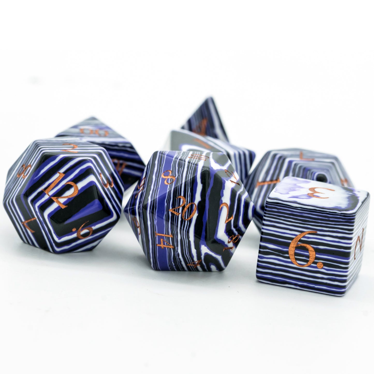 Midnight Tides - Stone Dice Set