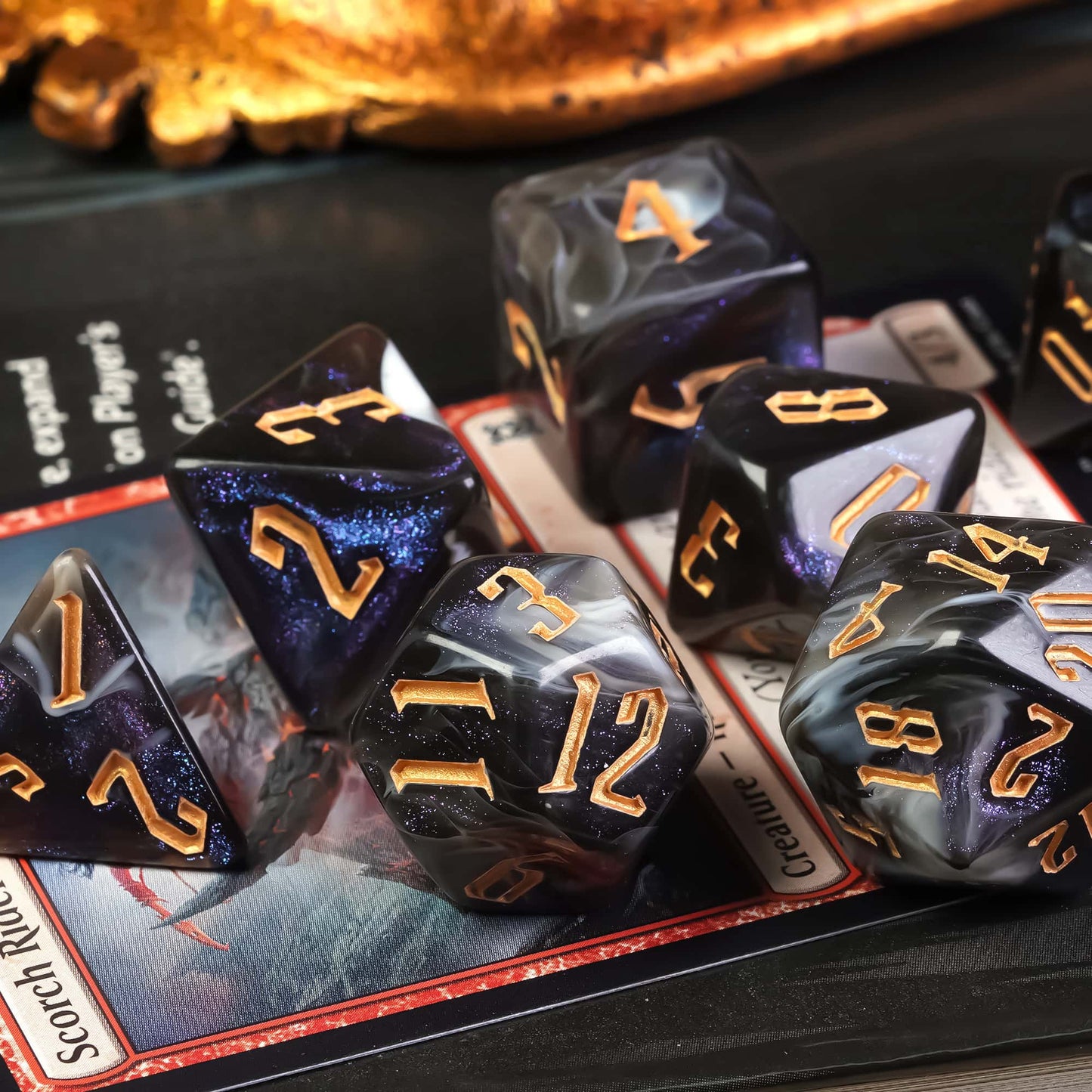 Obsidian Galaxy - Dice Set