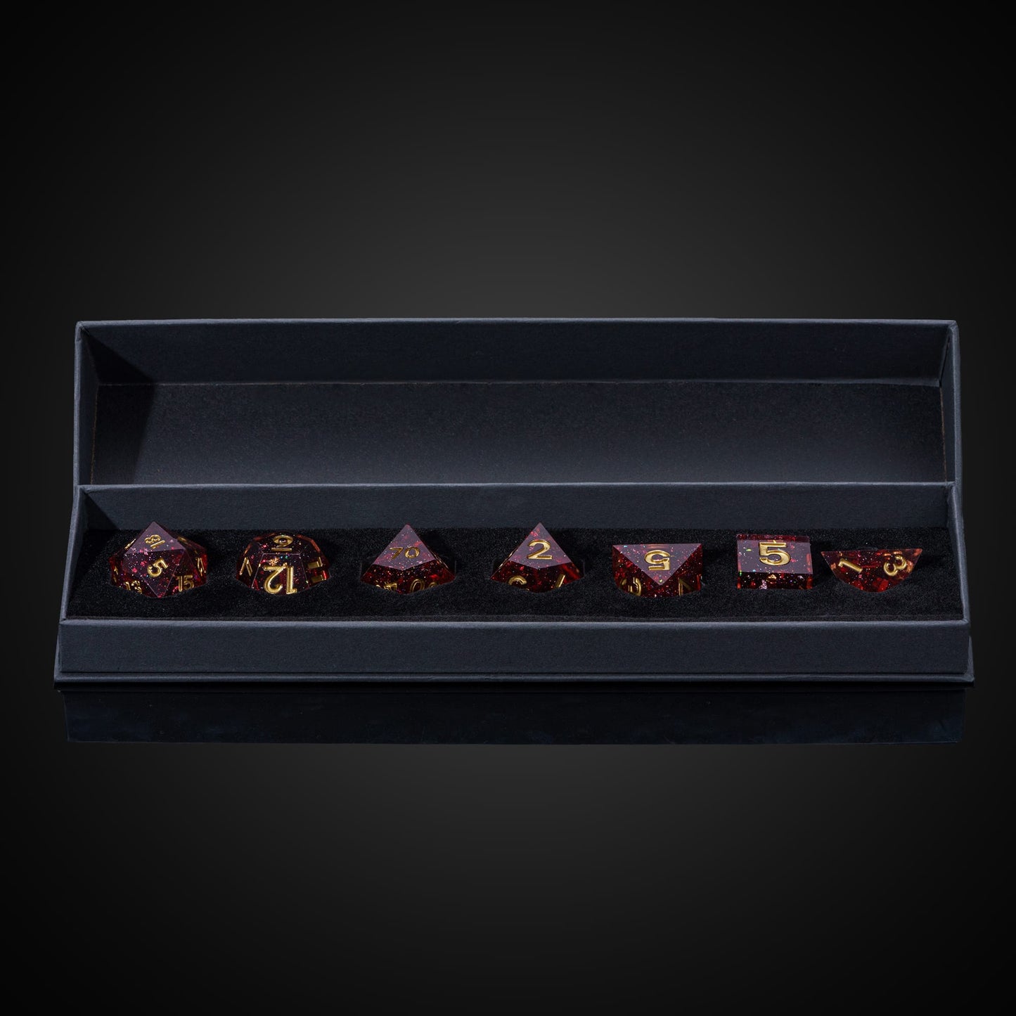 Magma Flake - Sharp Edge Dice Set