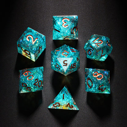 Echoes of Atlantis - Sharp Edge Dice Set