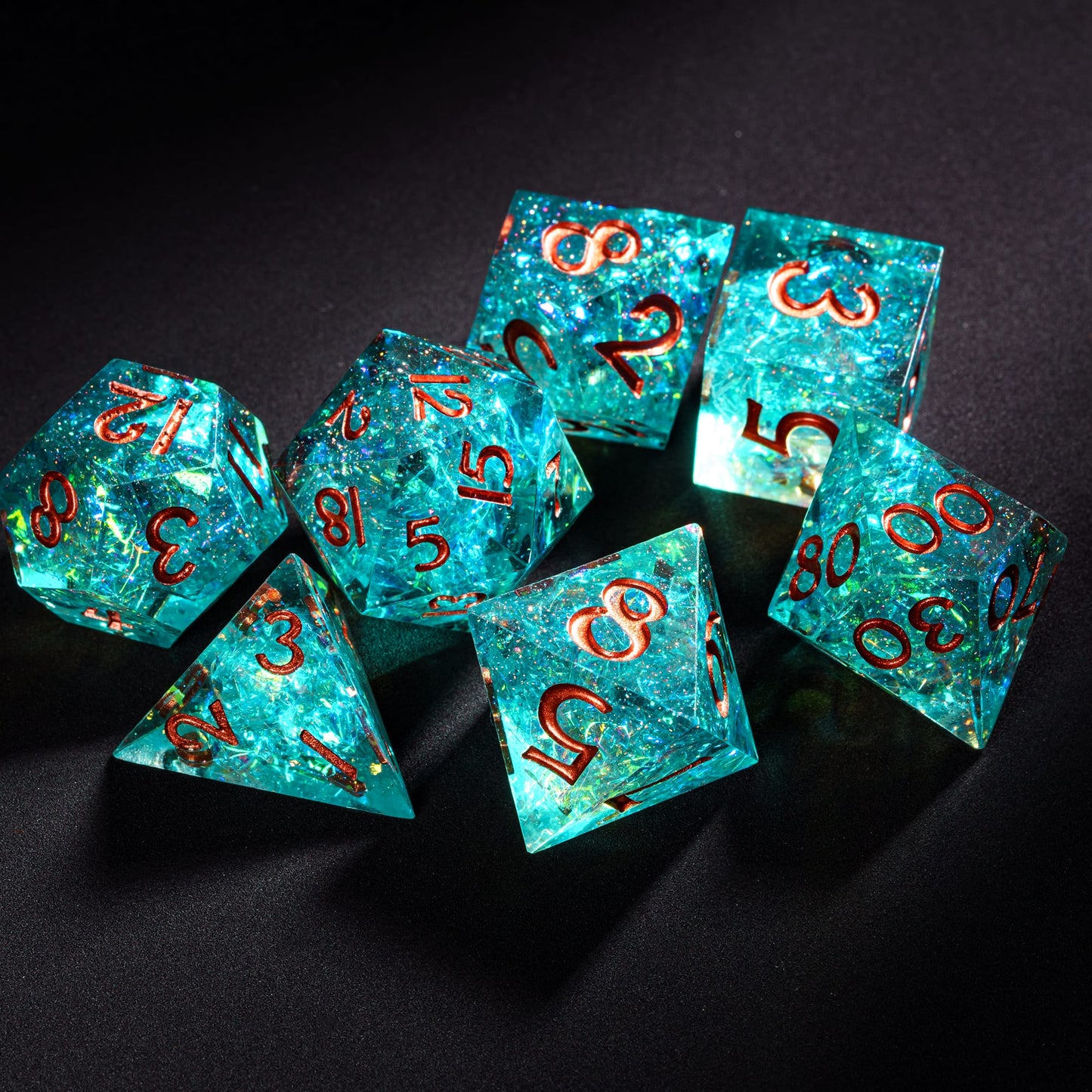 Echoes of Atlantis - Sharp Edge Dice Set