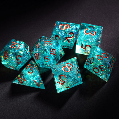 Echoes of Atlantis - Sharp Edge Dice Set