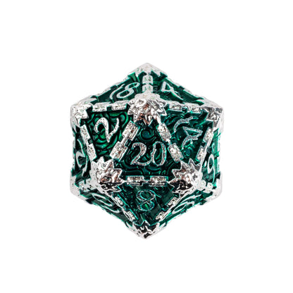 Emerald Blade - Metal Dagger Dice Set