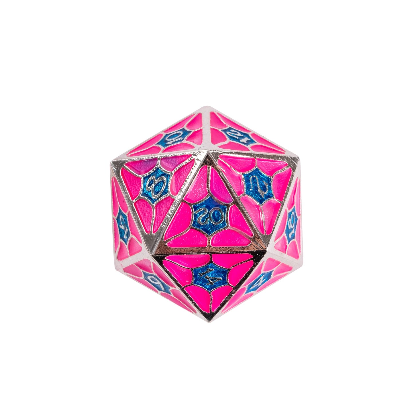 Bubblegum Chroma - Metal Dice Set