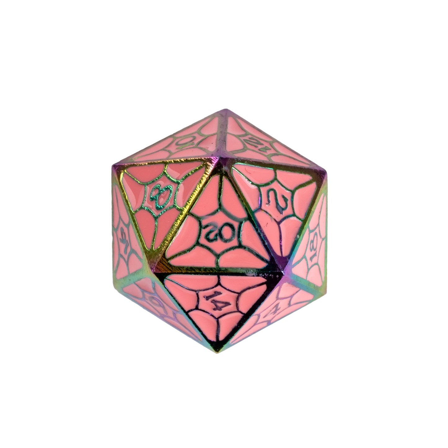 Prism Rose - Metal Dice Set