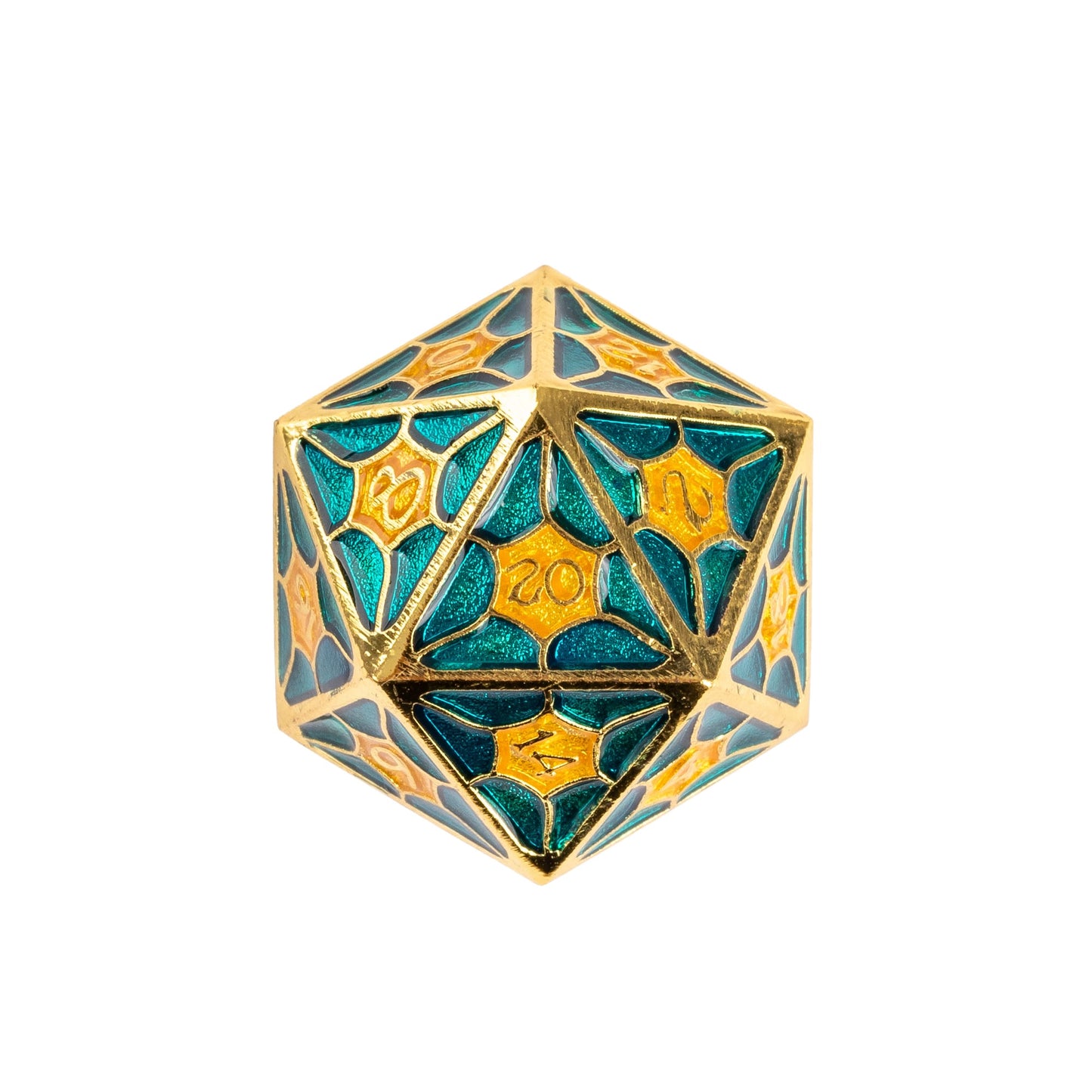 Mossy Avocado - Metal Dice Set