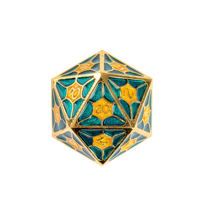Mossy Avocado - Metal Dice Set