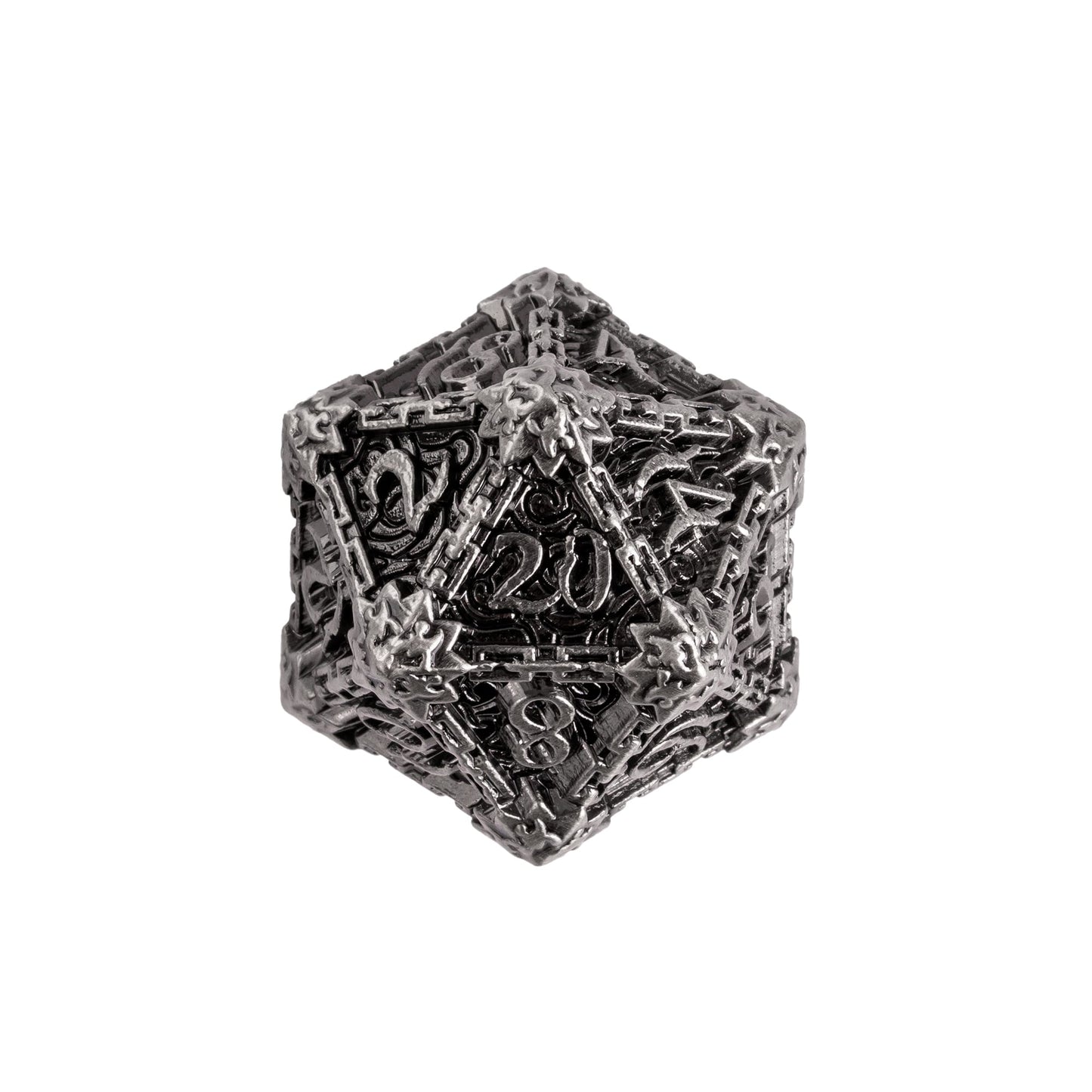 Silver Blade - Metal Dagger Dice Set