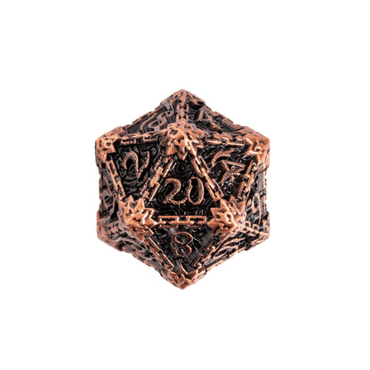 Bronze Blade - Metal Dagger Dice Set