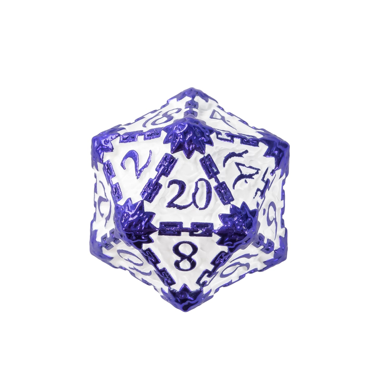 Lavender Blade - Metal Dagger Dice Set