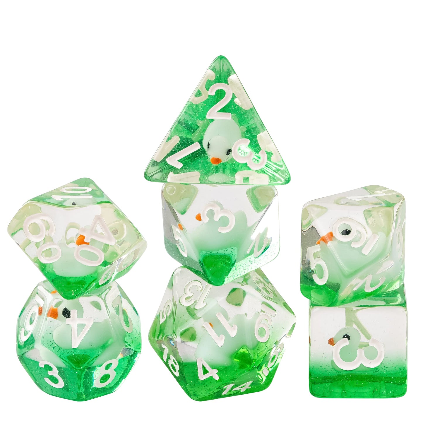 Transparent Ducky - Dice Set