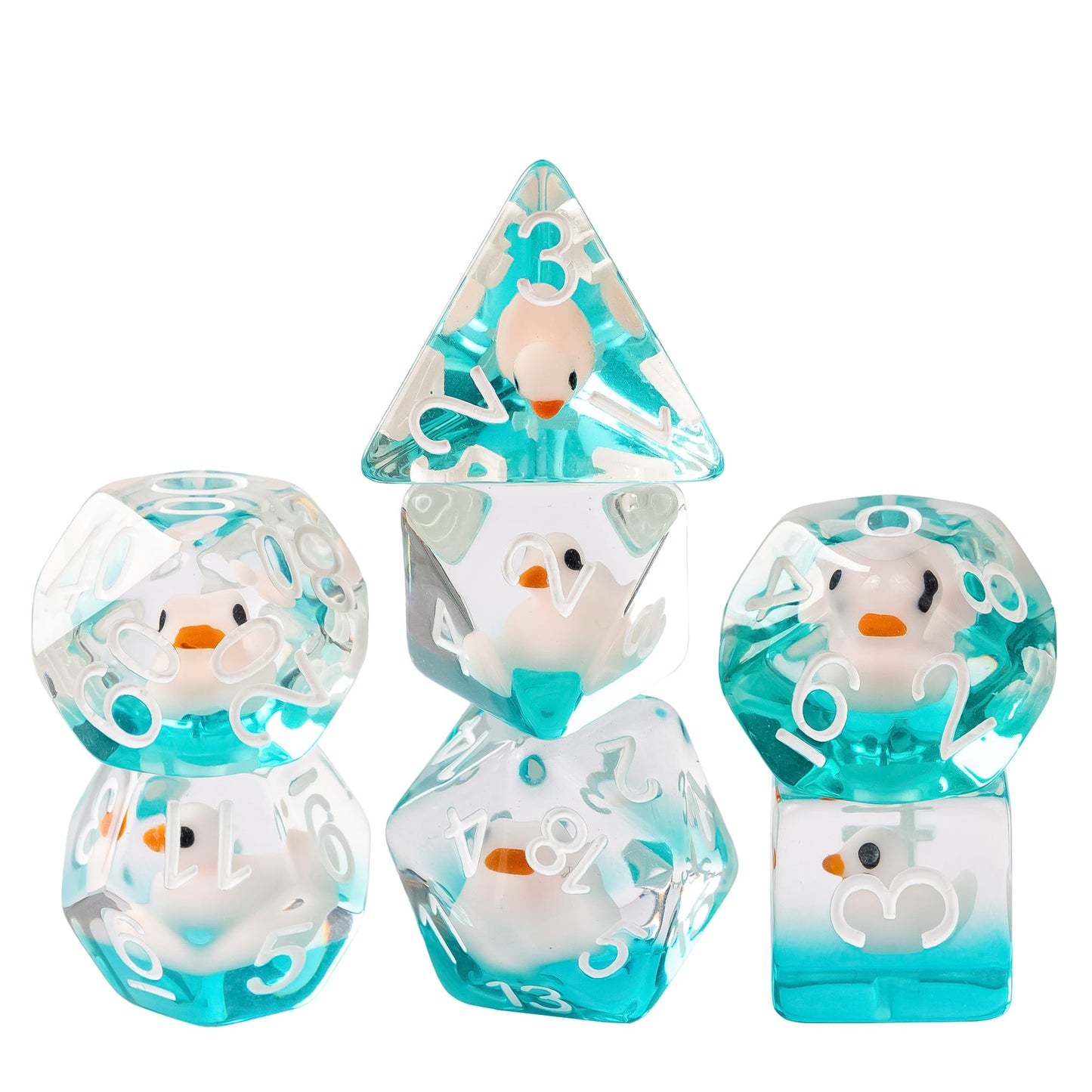 Transparent Ducky - Dice Set
