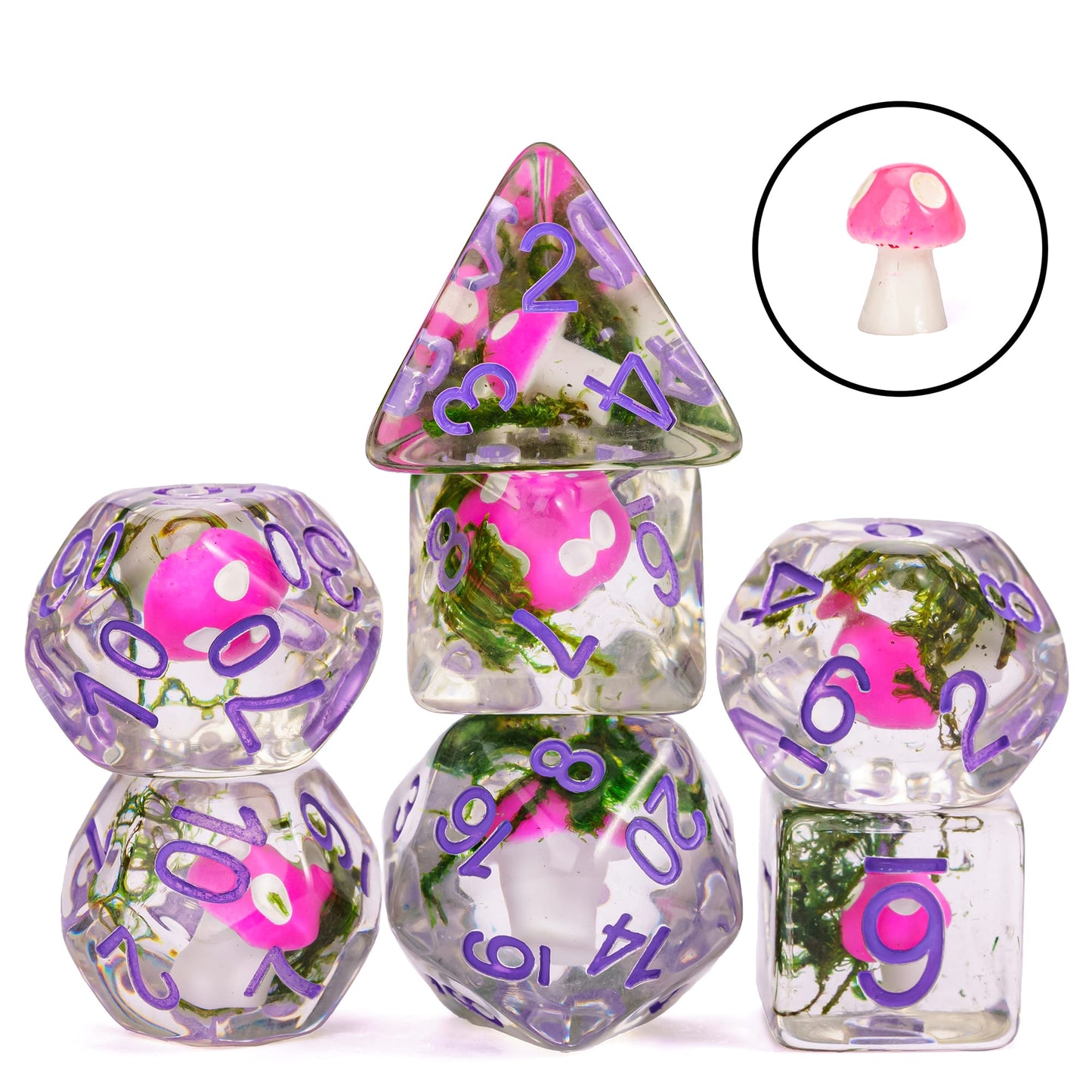 Mushroom Cap - Dice Set