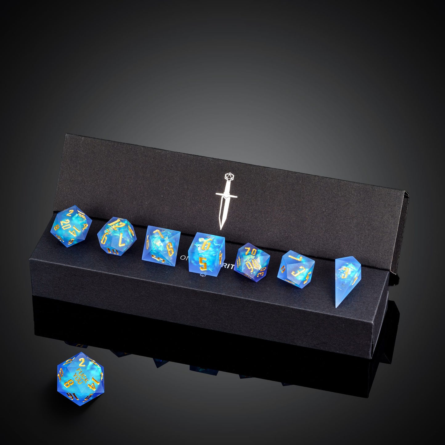 Azure Abyss - F*ck Me Sharp Edge Dice Set