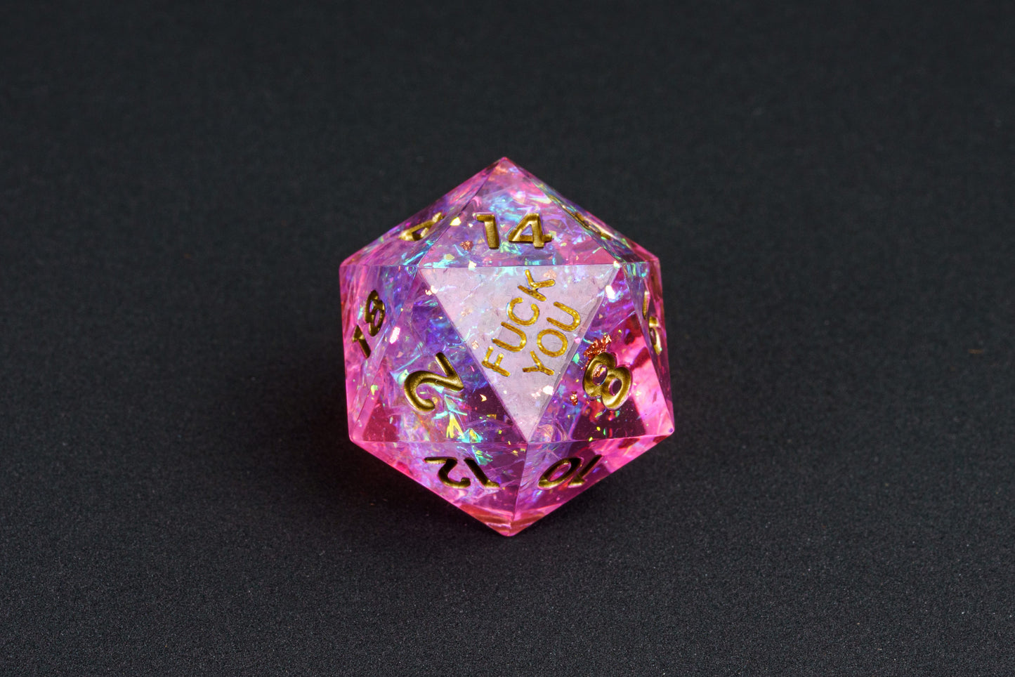 Celestial Heart - F*ck Me Sharp Edge Dice Set