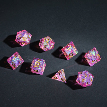 Celestial Heart - F*ck Me Sharp Edge Dice Set
