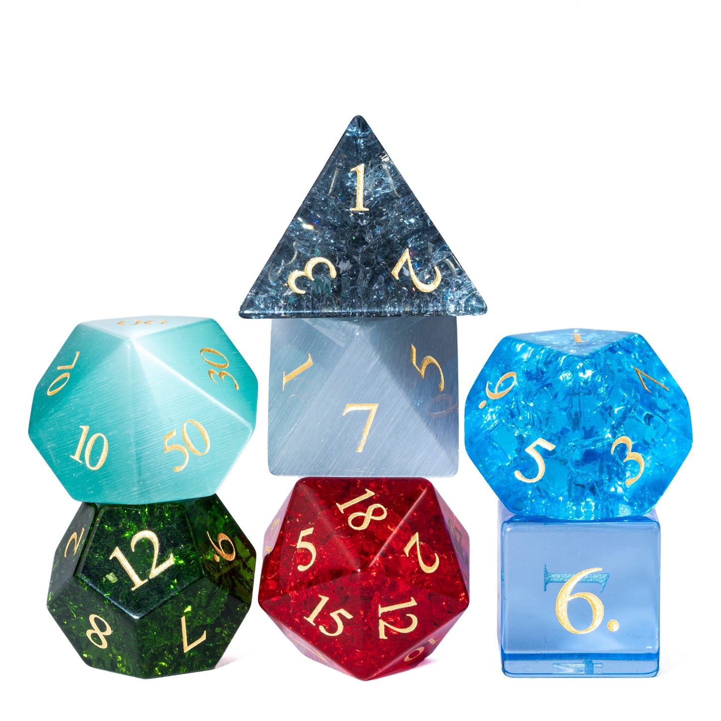 Mystery Package Gemstone/Glass - Dice Set
