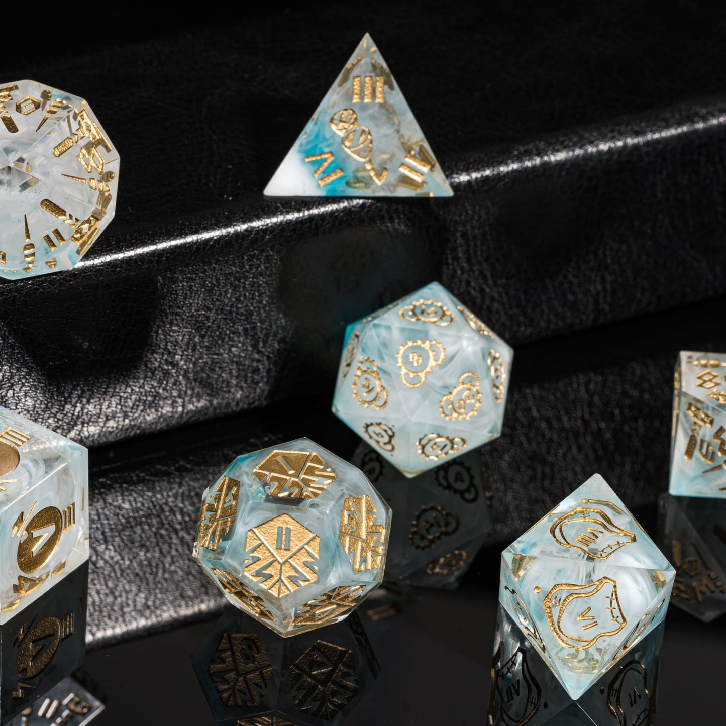 Celestial Glyph - Sharp Edge Dice Set