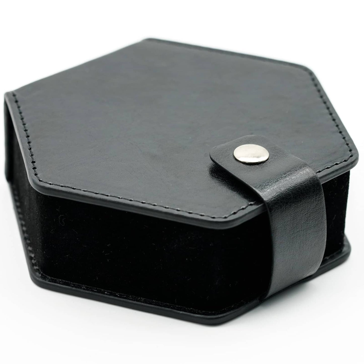 Premium Hexagon Leather - Dice Case