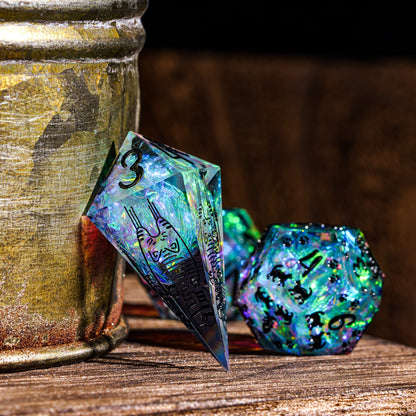 Feline Fantasy - Sharp Edge Dice Set