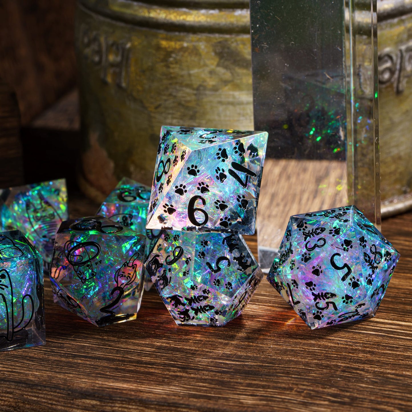 Feline Fantasy - Sharp Edge Dice Set