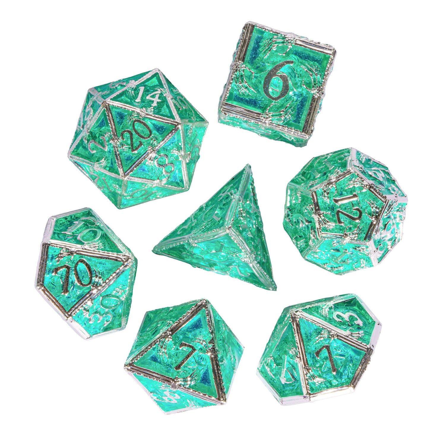 Siren's Crypt - Metal Dice Set