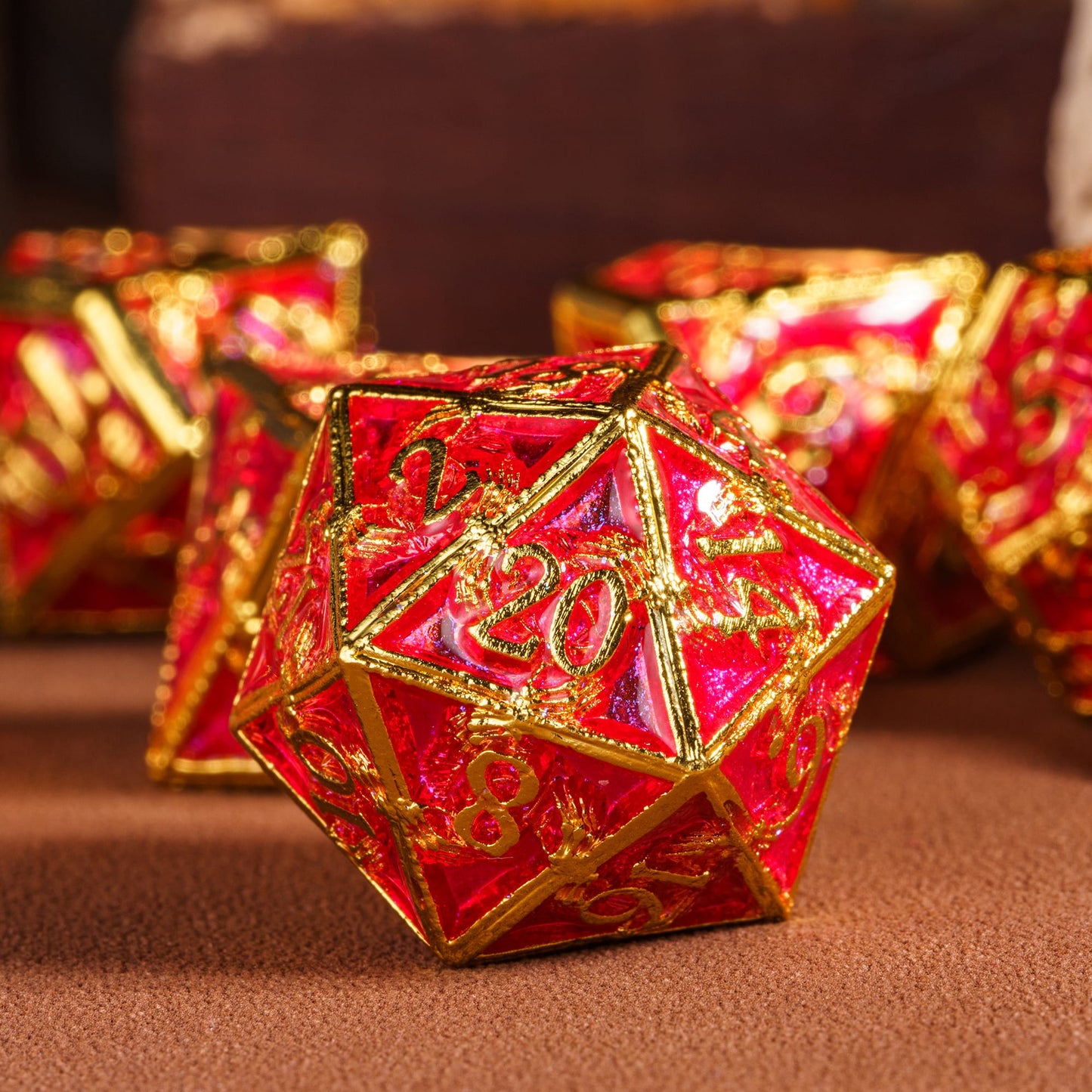Royal Crypt - Metal Dice Set